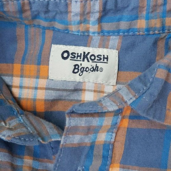OshKosh B’gosh Boys 18mo One-Piece Plaid - Picture 4 of 7